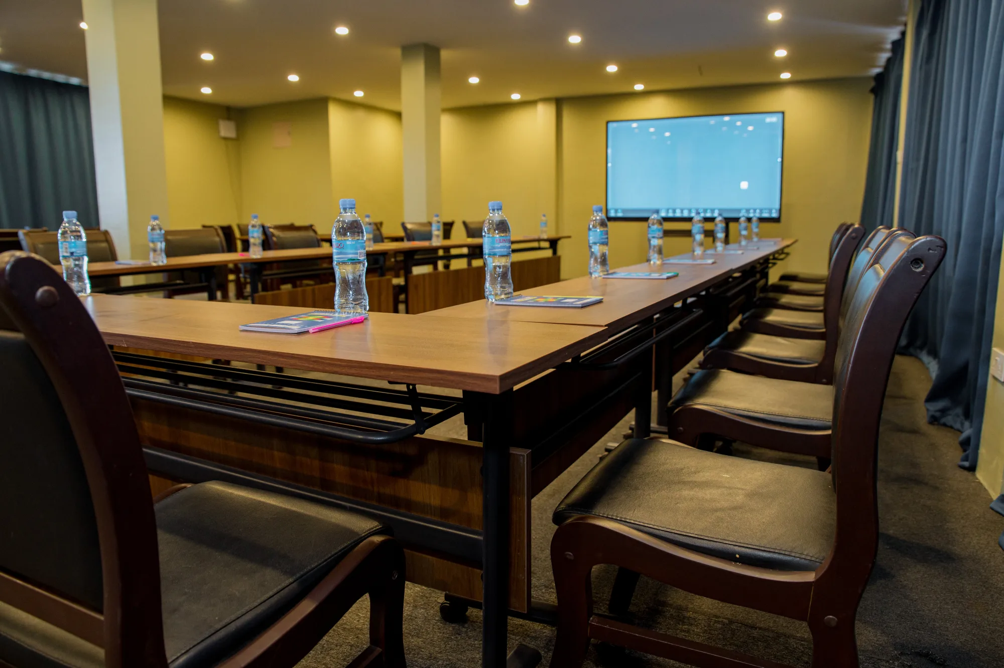 Meeting setup at Green Mountain Hotel